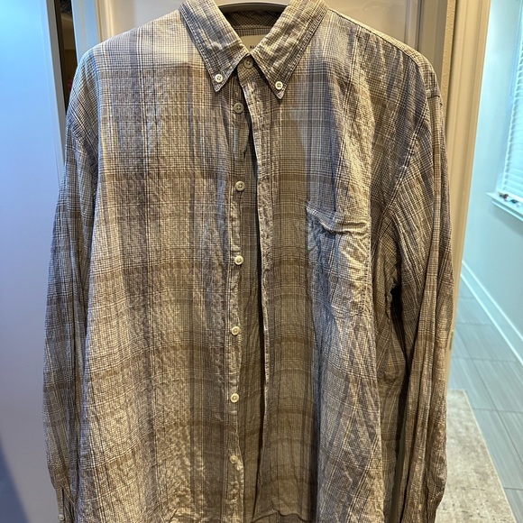 Billy Reid Other - Billy Reid Casual Gray Checkered Shirt